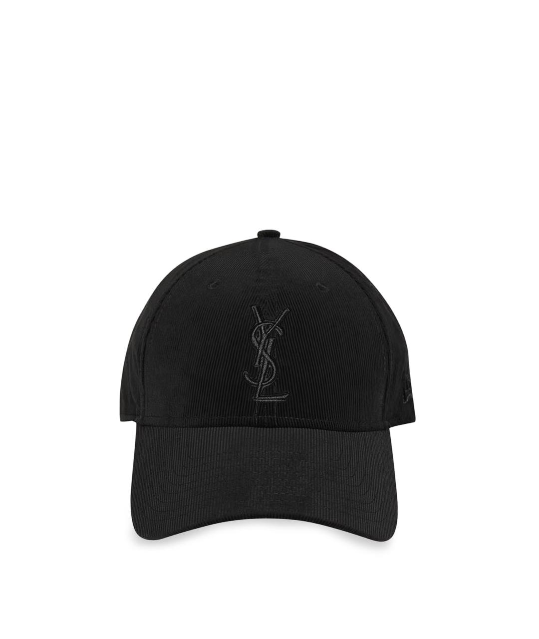 SAINT LAURENT Черная хлопковая кепка/бейсболка, фото 1