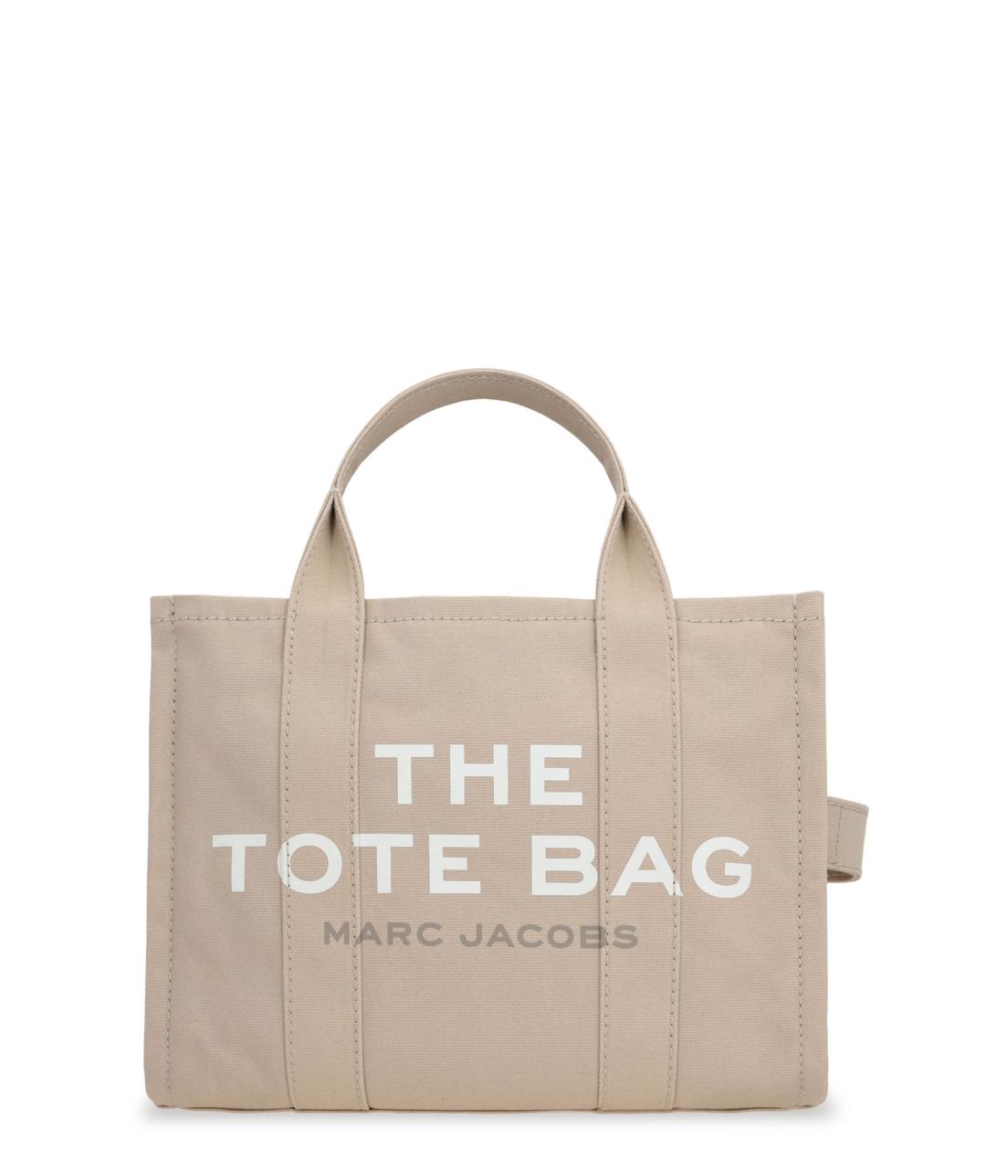 MARC JACOBS Бежевая тканевая сумка тоут, фото 1