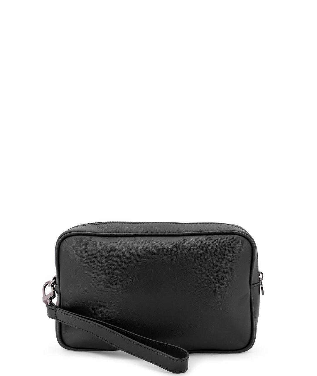 KITON Черная кожаная сумка на плечо, фото 2