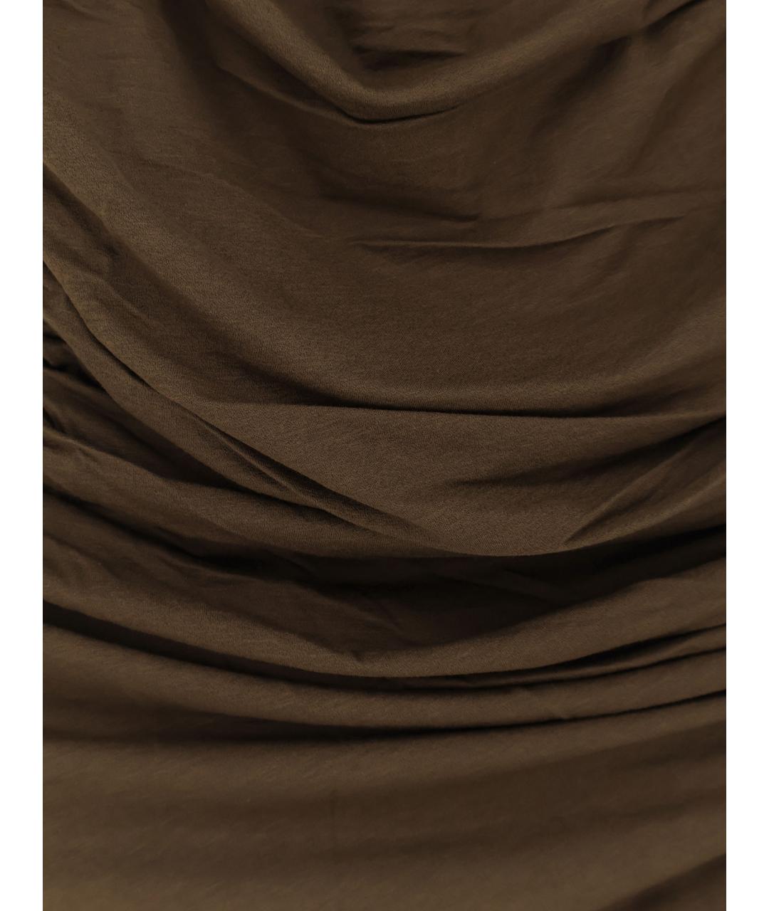 SOEUR Коричневая хлопковая майка, фото 3