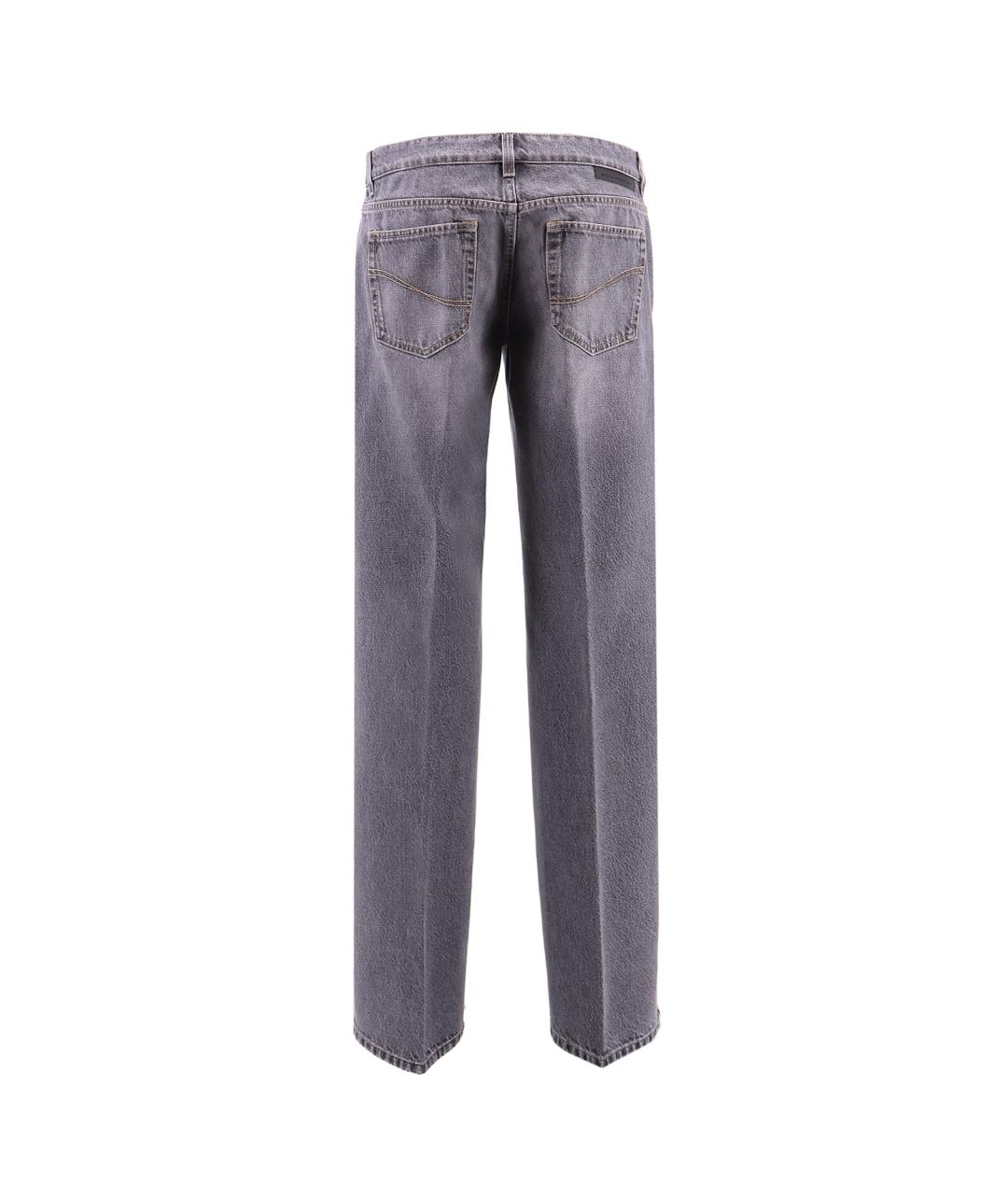 STELLA MCCARTNEY Мульти хлопковые прямые брюки, фото 2