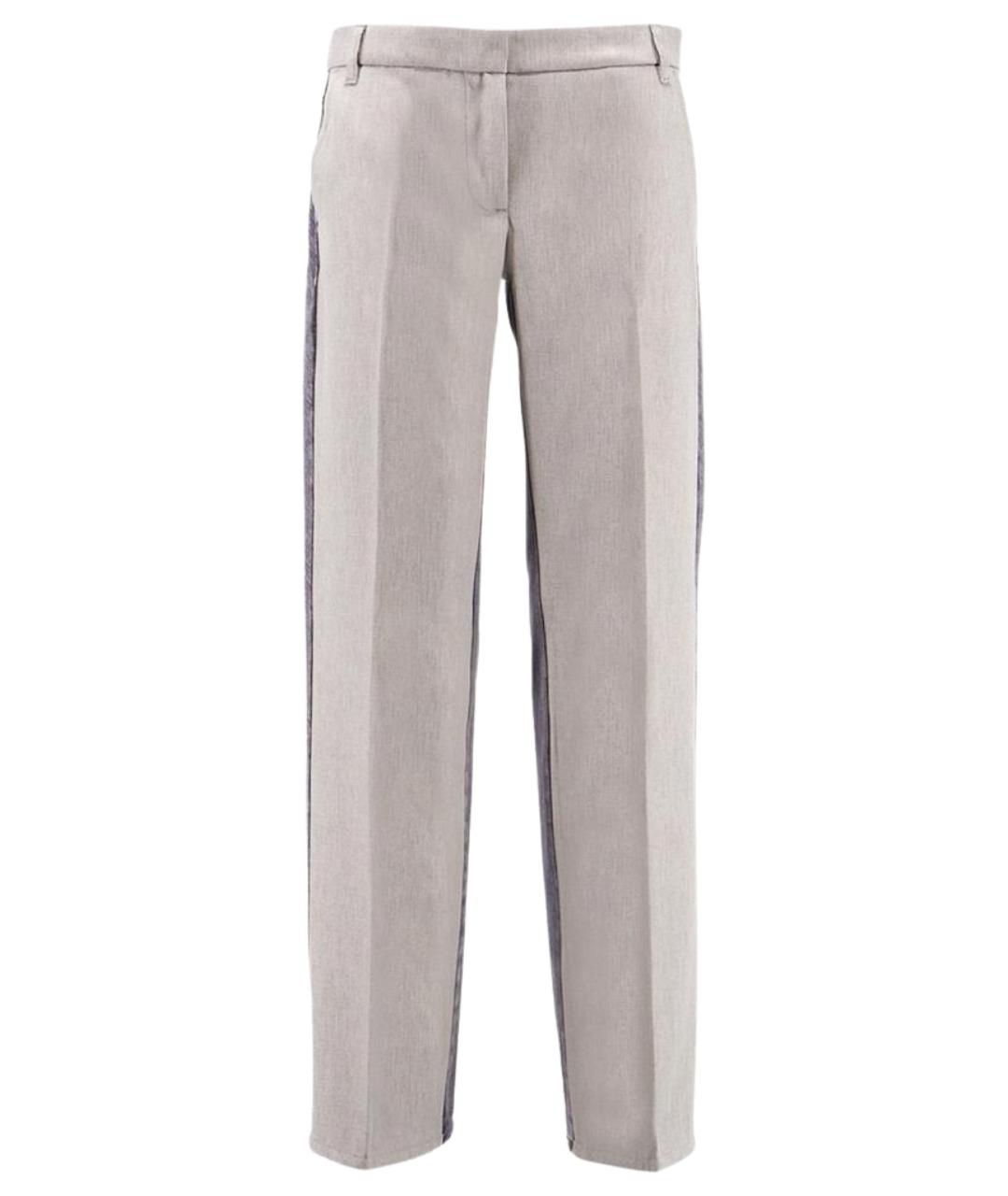 STELLA MCCARTNEY Мульти хлопковые прямые брюки, фото 1