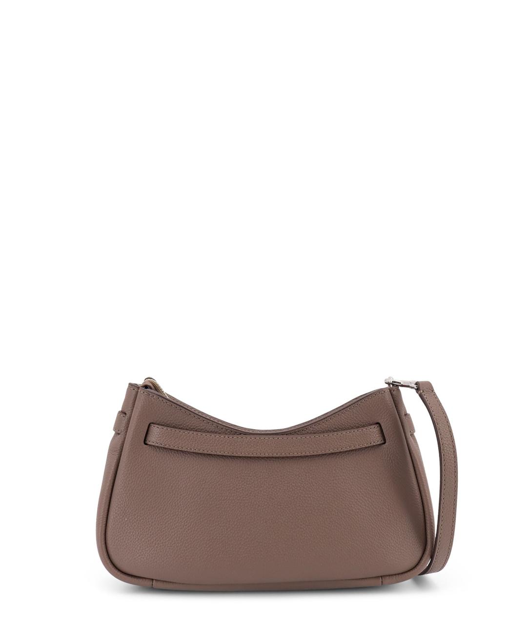 TORY BURCH Коричневая кожаная сумка через плечо, фото 2