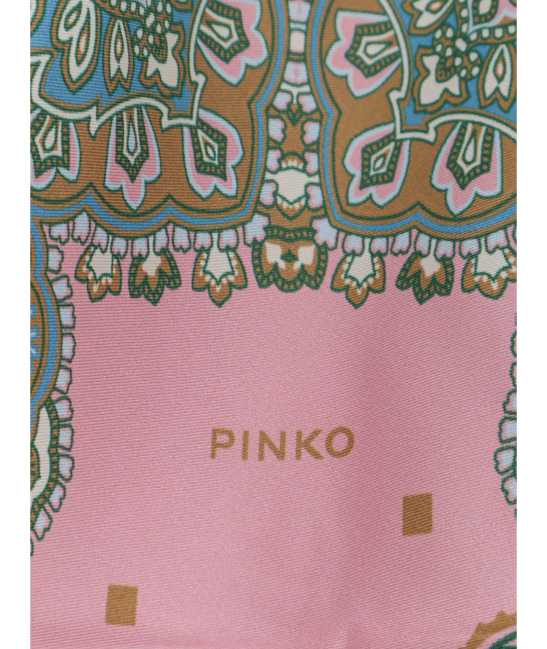 PINKO Розовая вискозная майка, фото 3