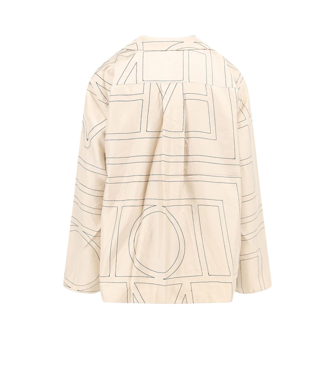 TOTEME Бежевая шелковая рубашка, фото 2