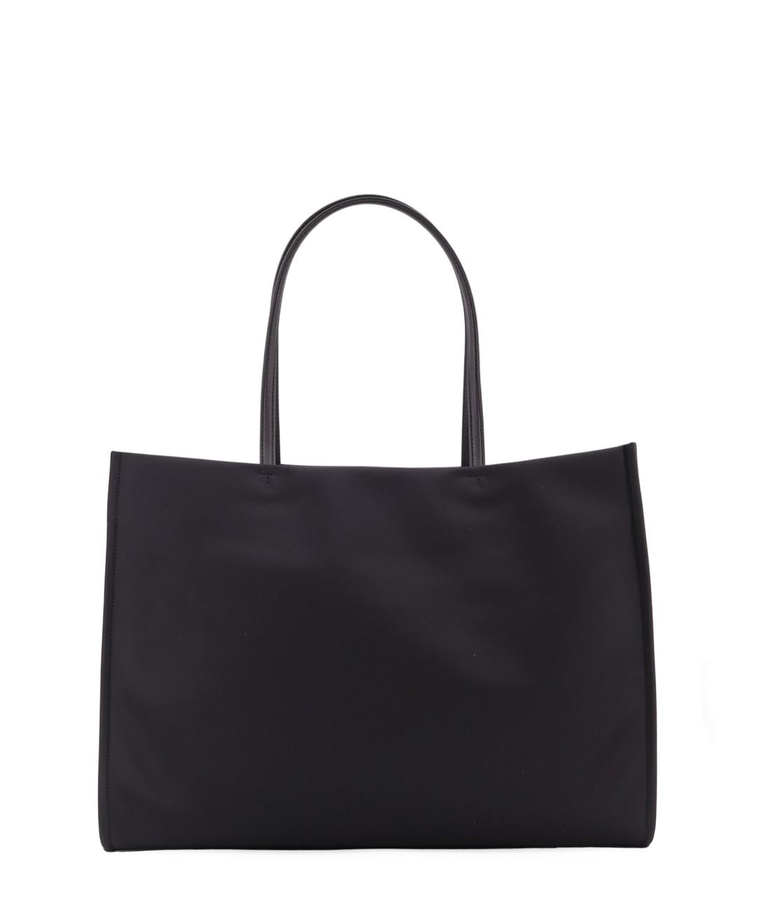 TORY BURCH Черная тканевая сумка тоут, фото 2