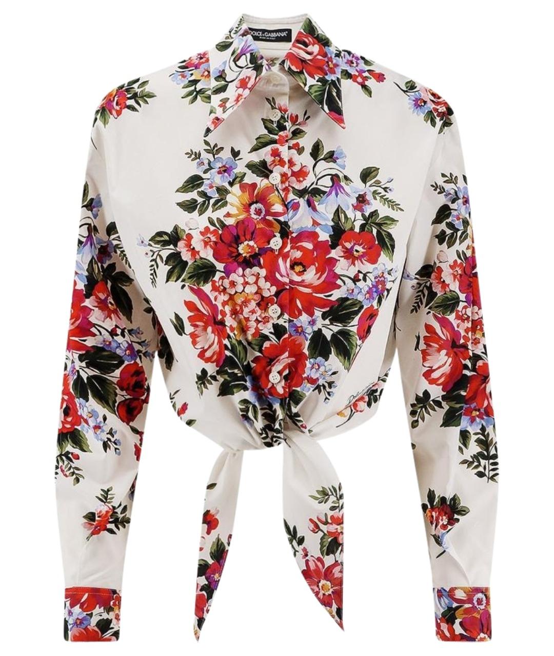 DOLCE&GABBANA Мульти хлопковая рубашка, фото 1