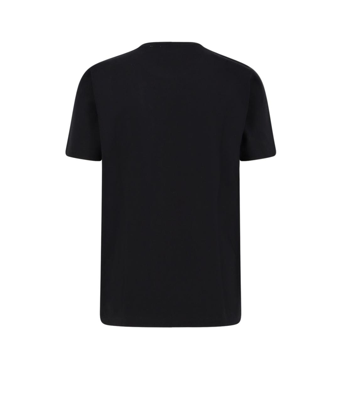 OFF-WHITE Черная хлопковая футболка, фото 2