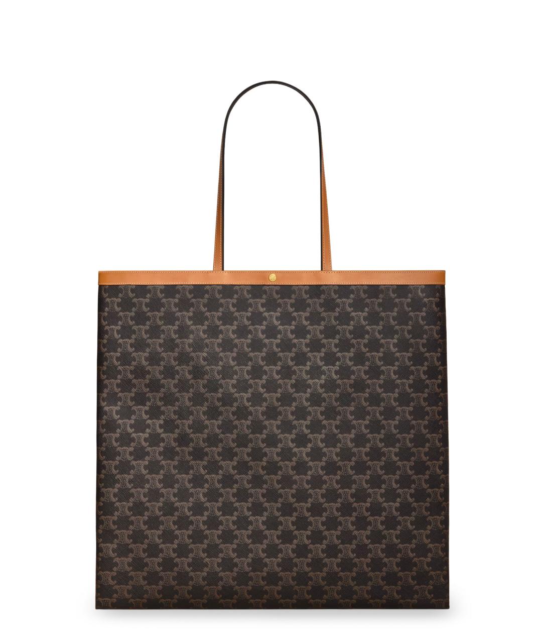 CELINE Коричневая сумка тоут, фото 2