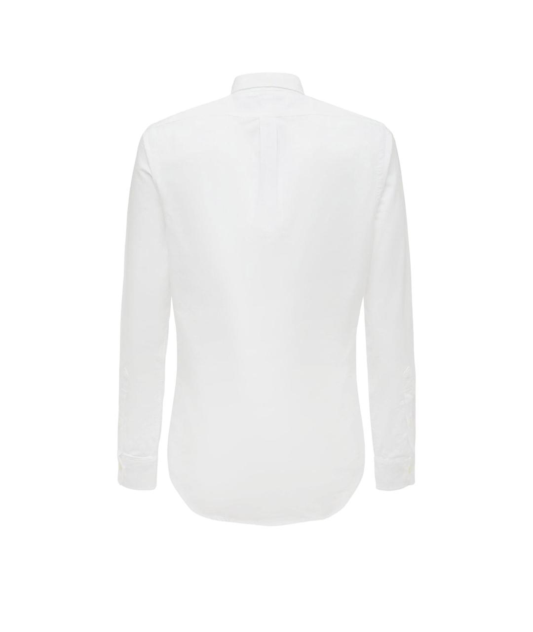 POLO RALPH LAUREN Белая хлопковая классическая рубашка, фото 2