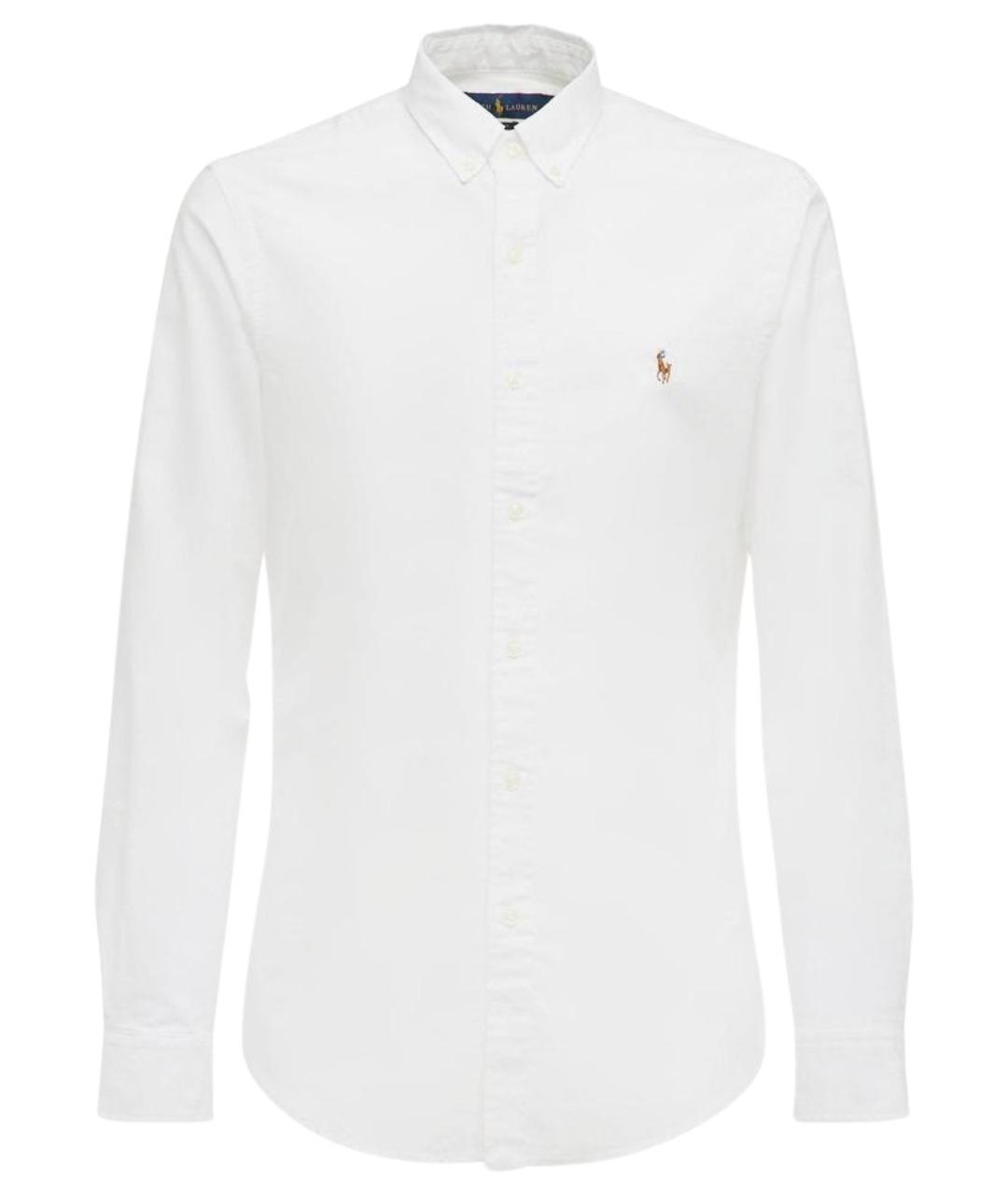 POLO RALPH LAUREN Белая хлопковая классическая рубашка, фото 1