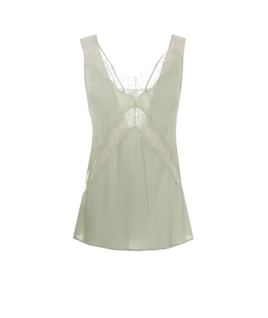 PINKO Зеленая майка, фото 1