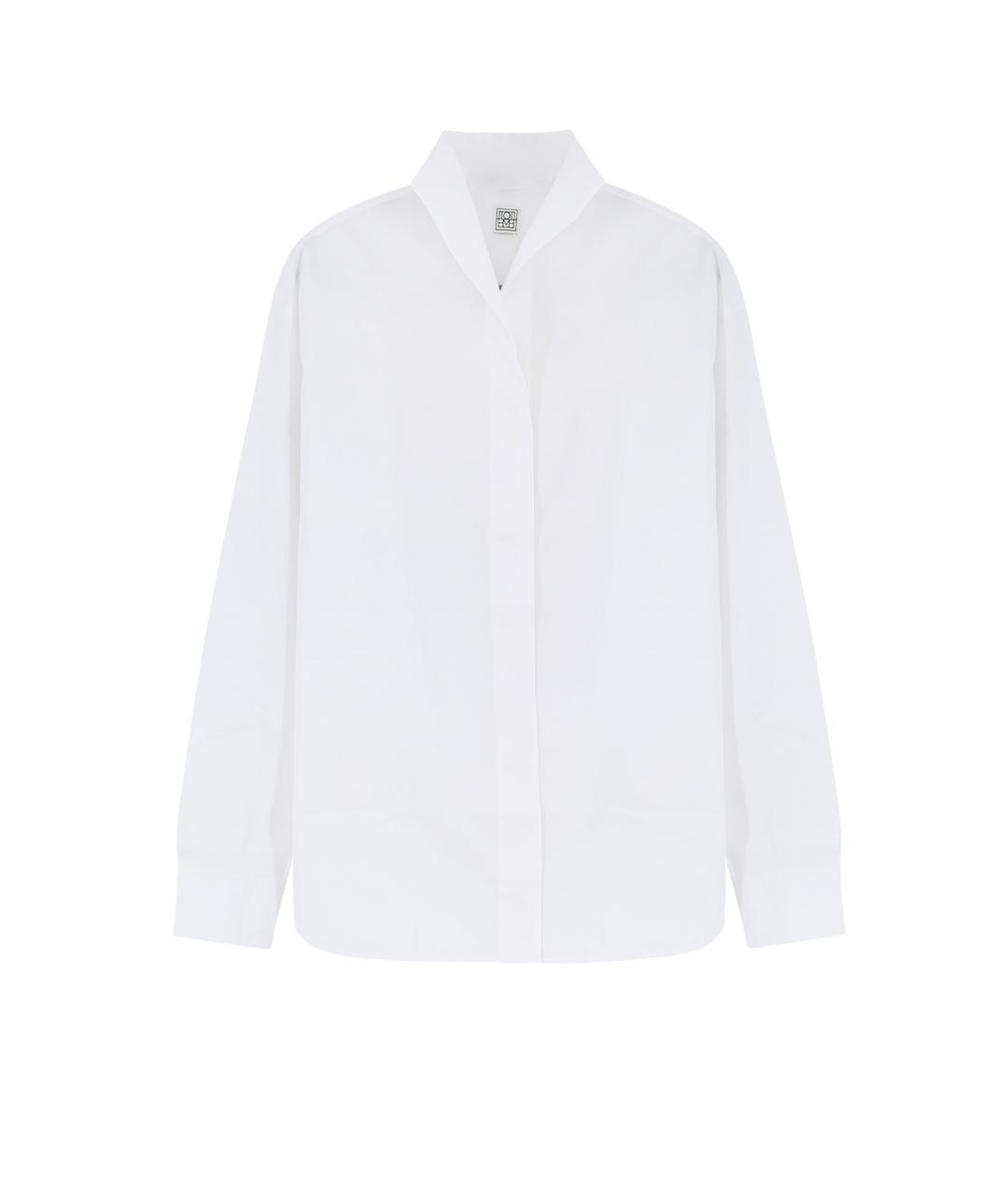 TOTEME Белая хлопковая рубашка, фото 1