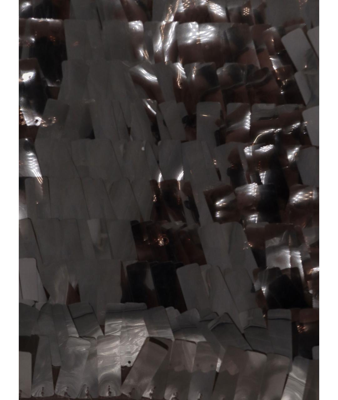 STAUD Коричневая полиэстеровая юбка мини, фото 3