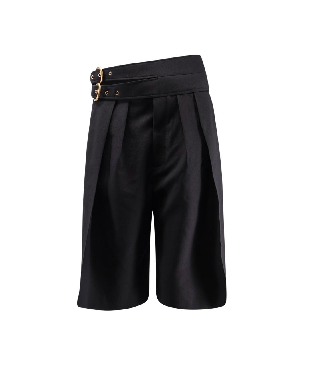 CHLOE Черные шерстяные шорты, фото 1