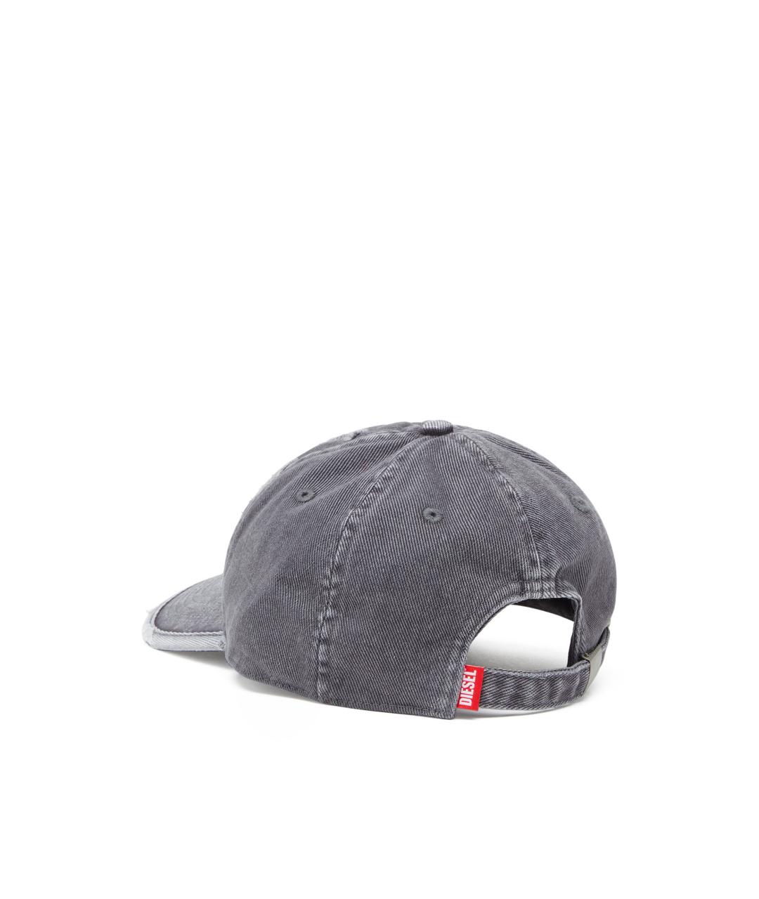 DIESEL Серая хлопковая кепка/бейсболка, фото 2