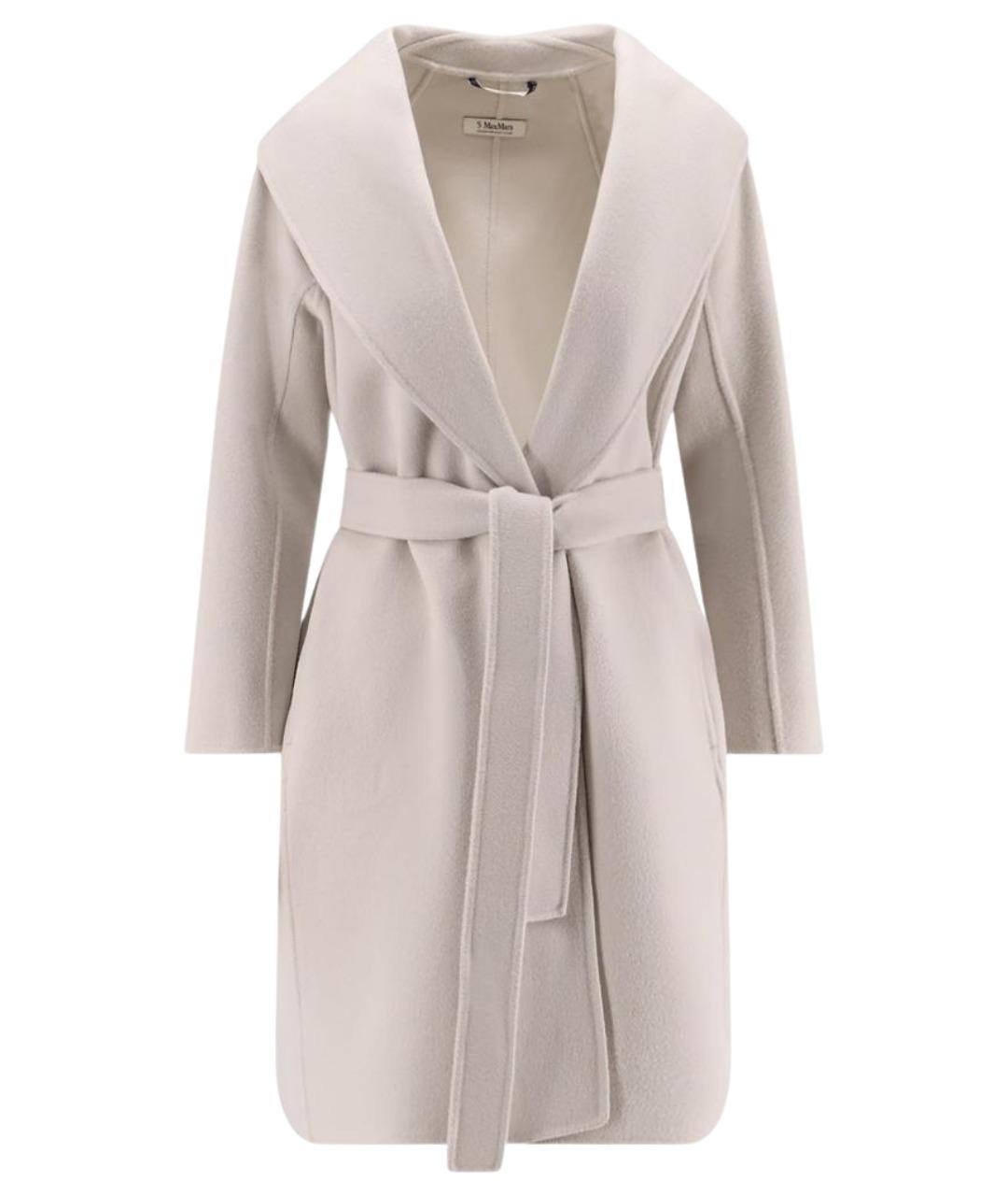 'S MAX MARA Бежевое шерстяное пальто, фото 1