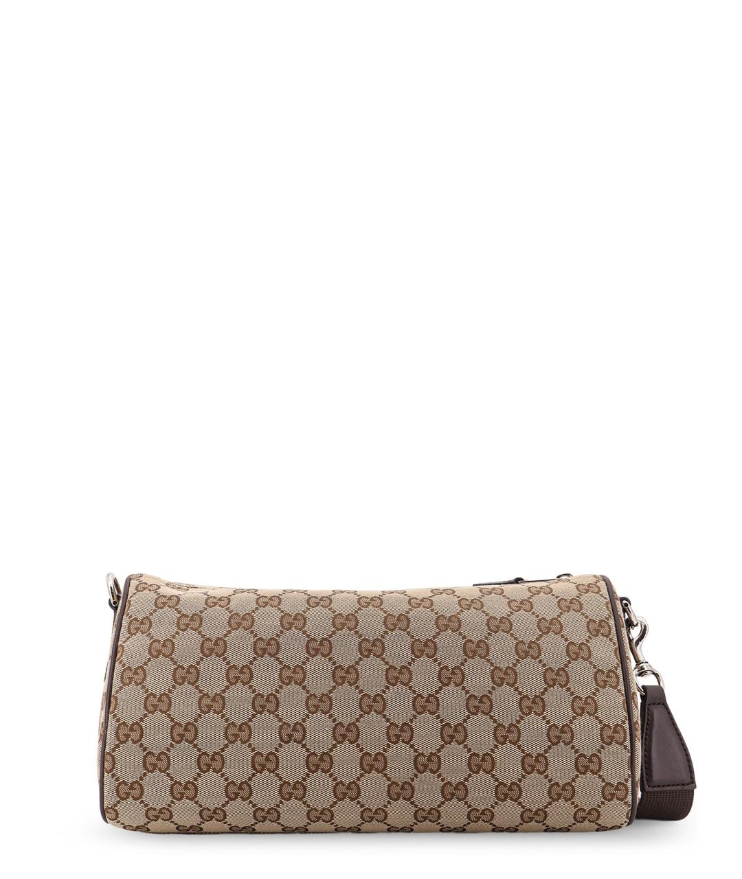 GUCCI Бежевая тканевая сумка на плечо, фото 2