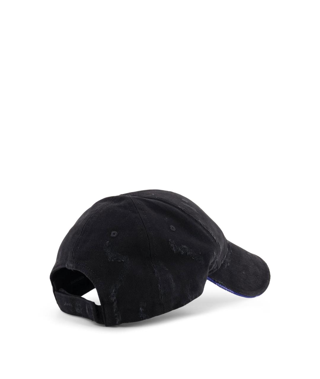 BALENCIAGA Черная хлопковая кепка/бейсболка, фото 3
