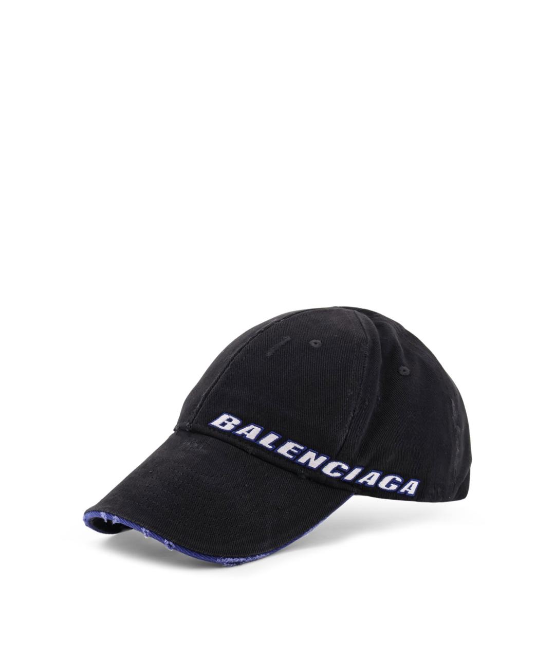 BALENCIAGA Черная хлопковая кепка/бейсболка, фото 2