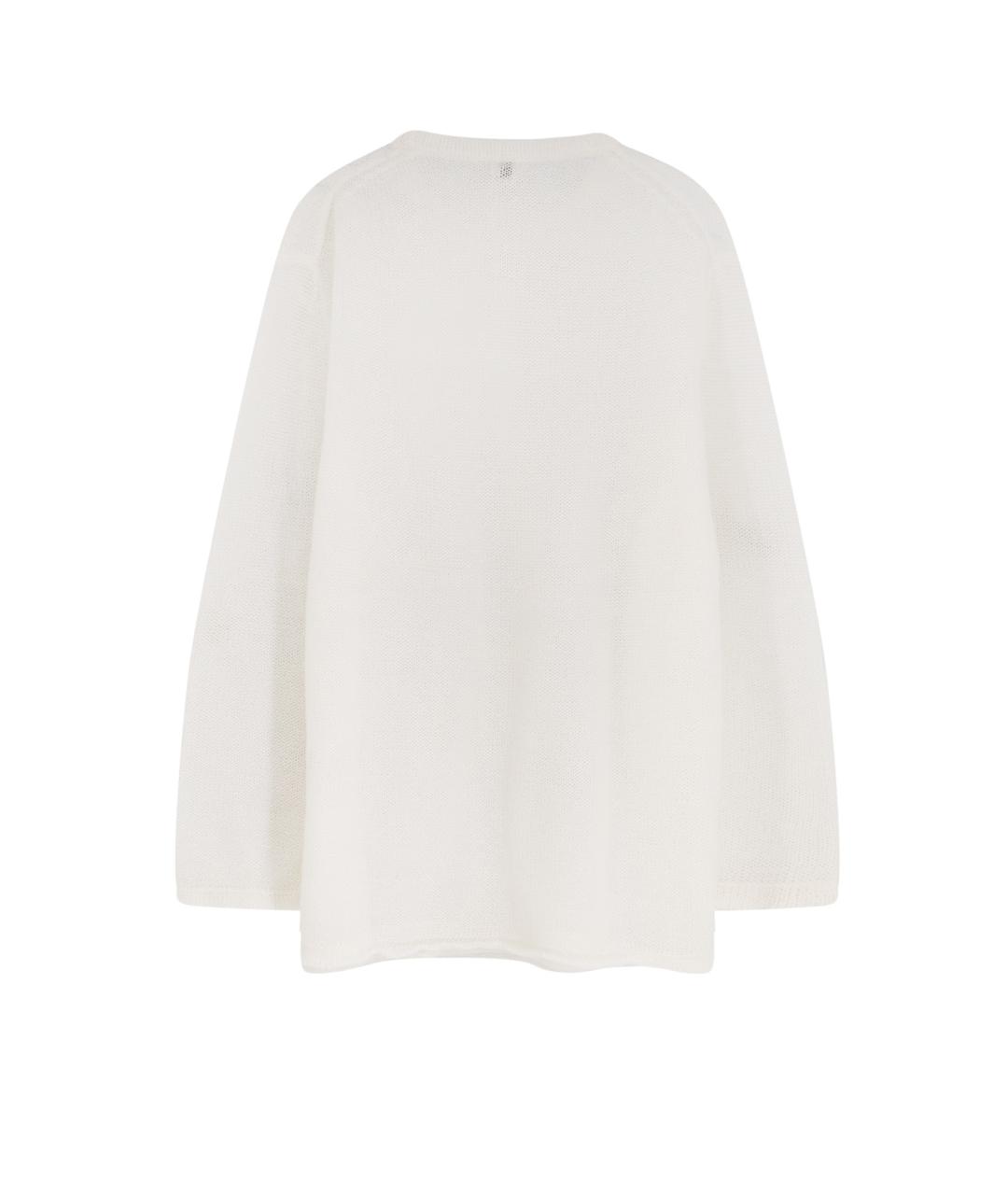 TOTEME Белый шерстяной джемпер / свитер, фото 2