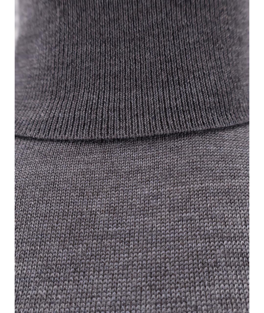 TOTEME Серый шерстяной джемпер / свитер, фото 3