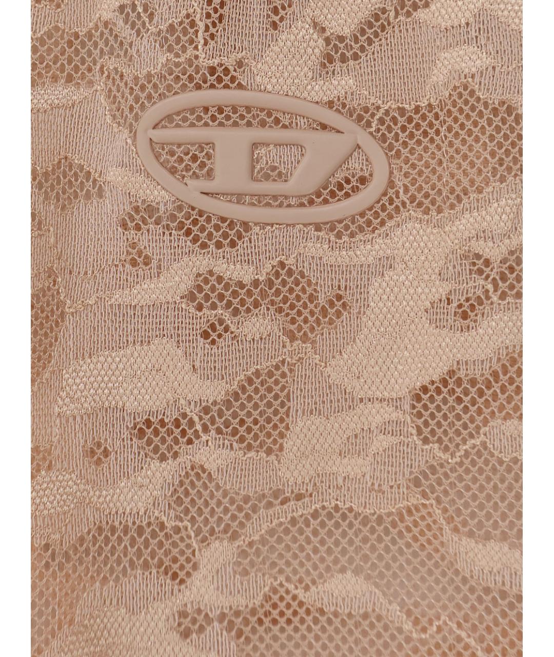 DIESEL Розовая полиамидовая футболка, фото 3