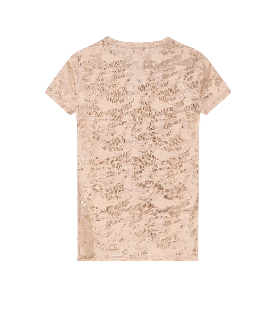 DIESEL Розовая полиамидовая футболка, фото 2