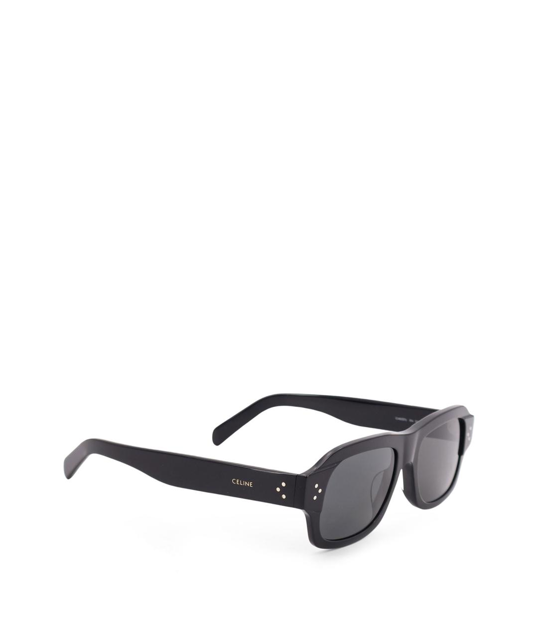 CELINE Черные пластиковые солнцезащитные очки, фото 1