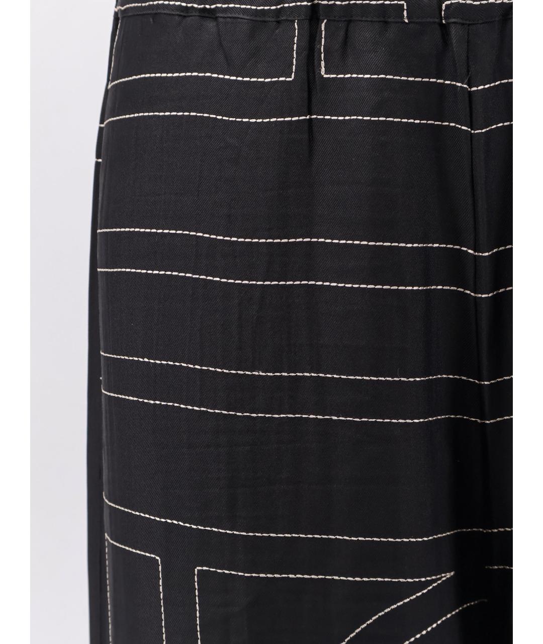 TOTEME Черные прямые брюки, фото 3