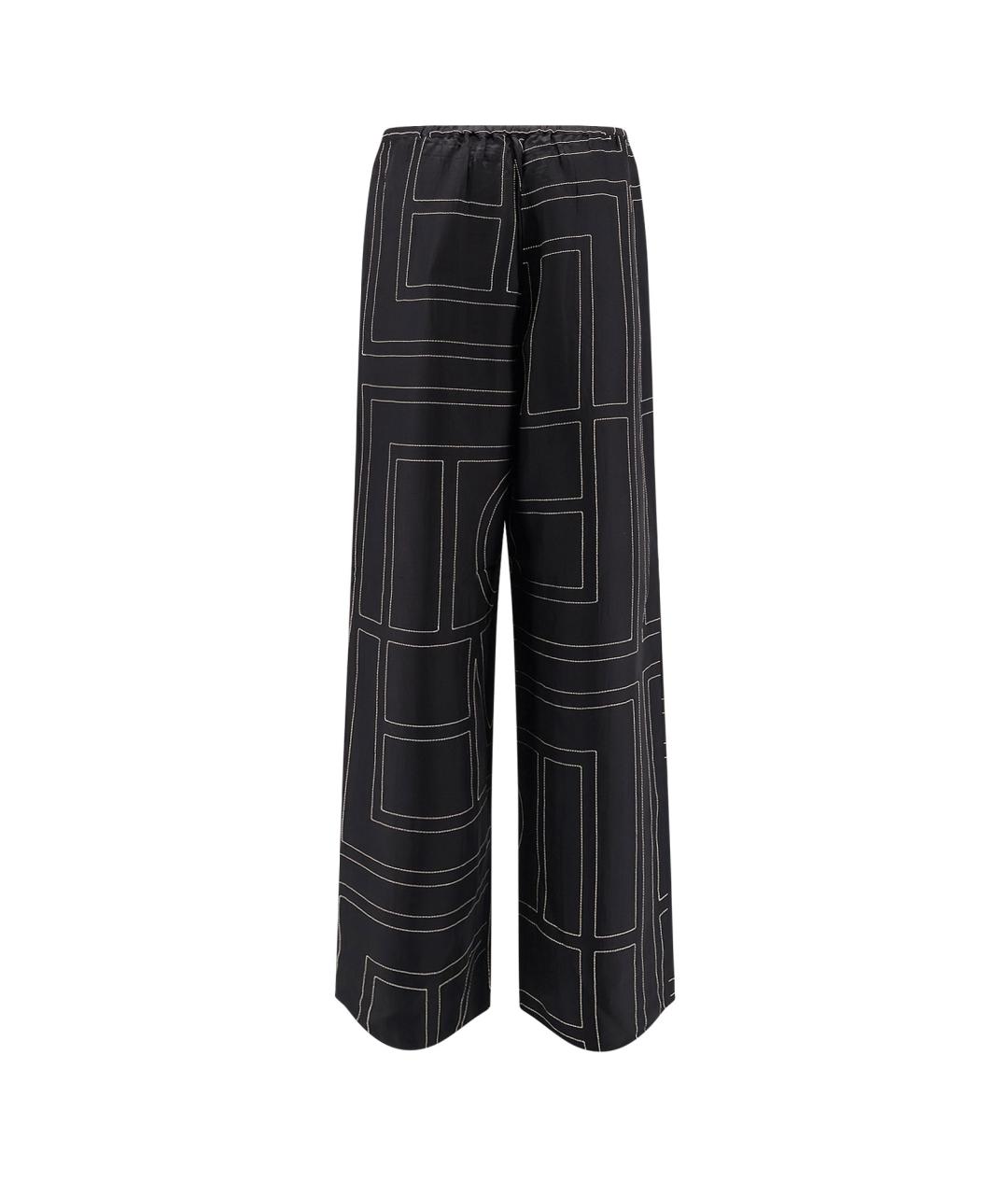 TOTEME Черные прямые брюки, фото 2