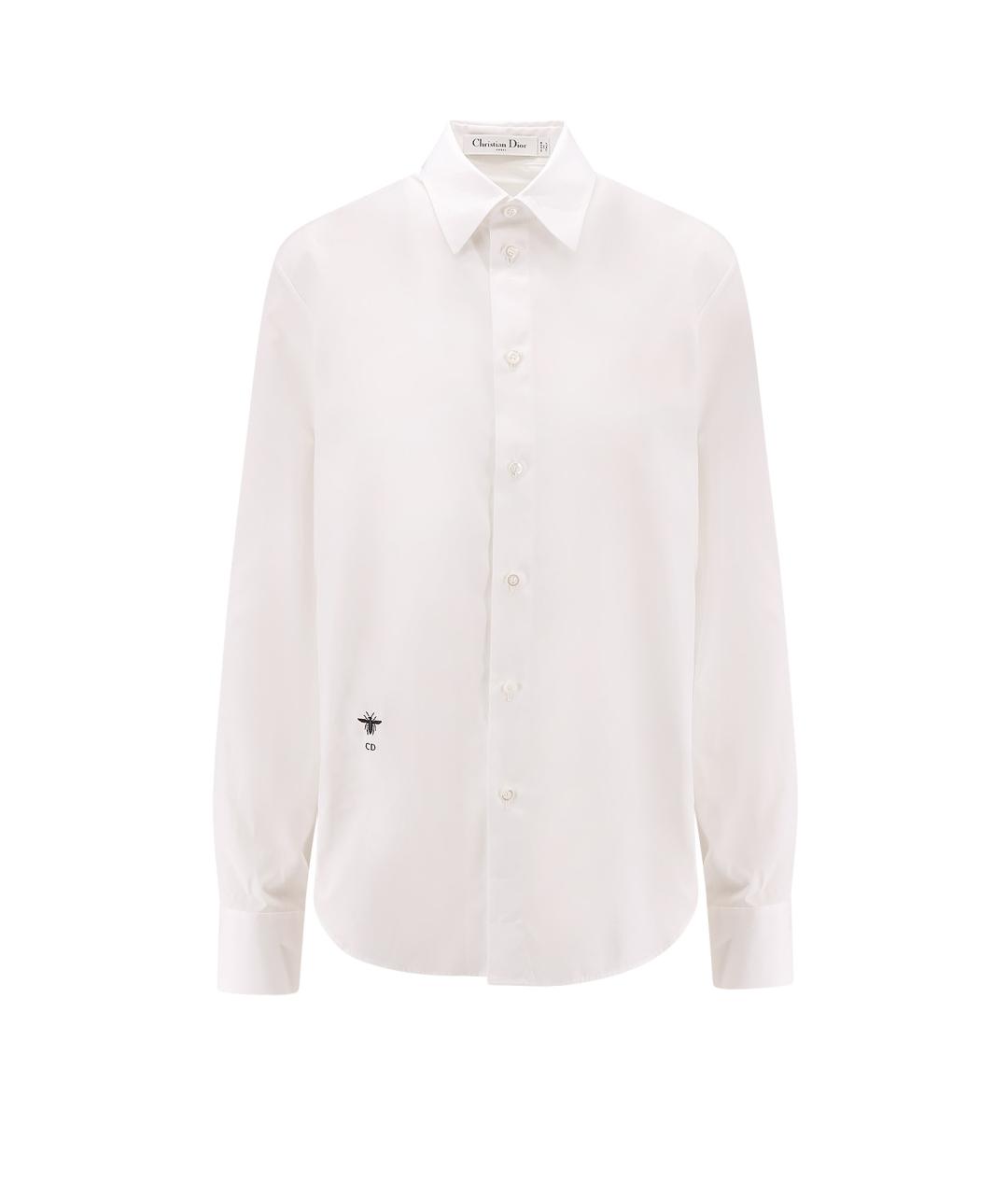 CHRISTIAN DIOR Белая хлопковая рубашка, фото 1