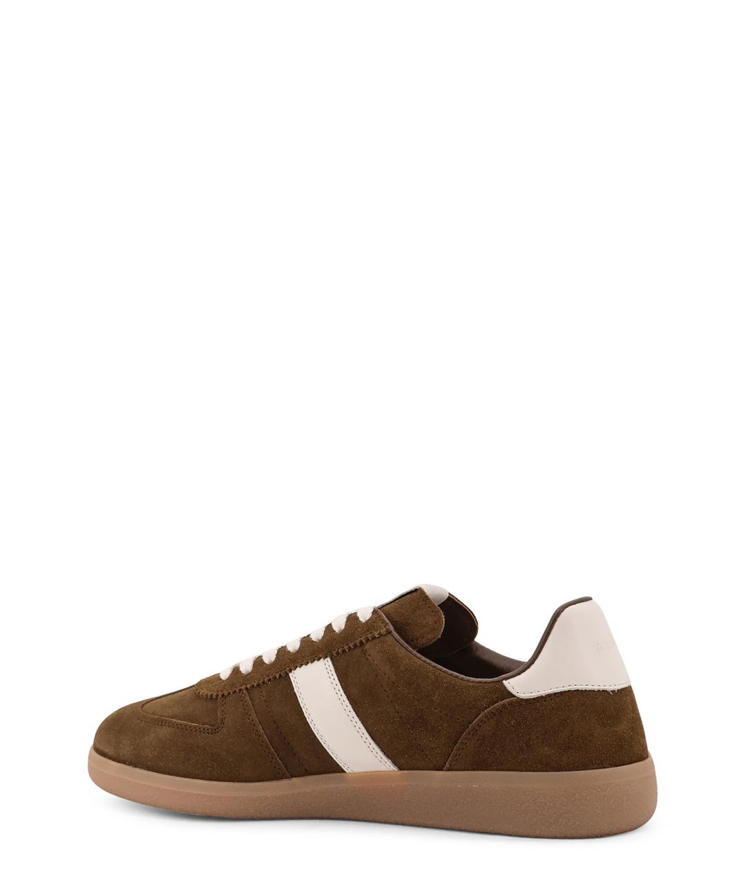 TOM FORD Коричневые замшевые низкие кроссовки / кеды, фото 3
