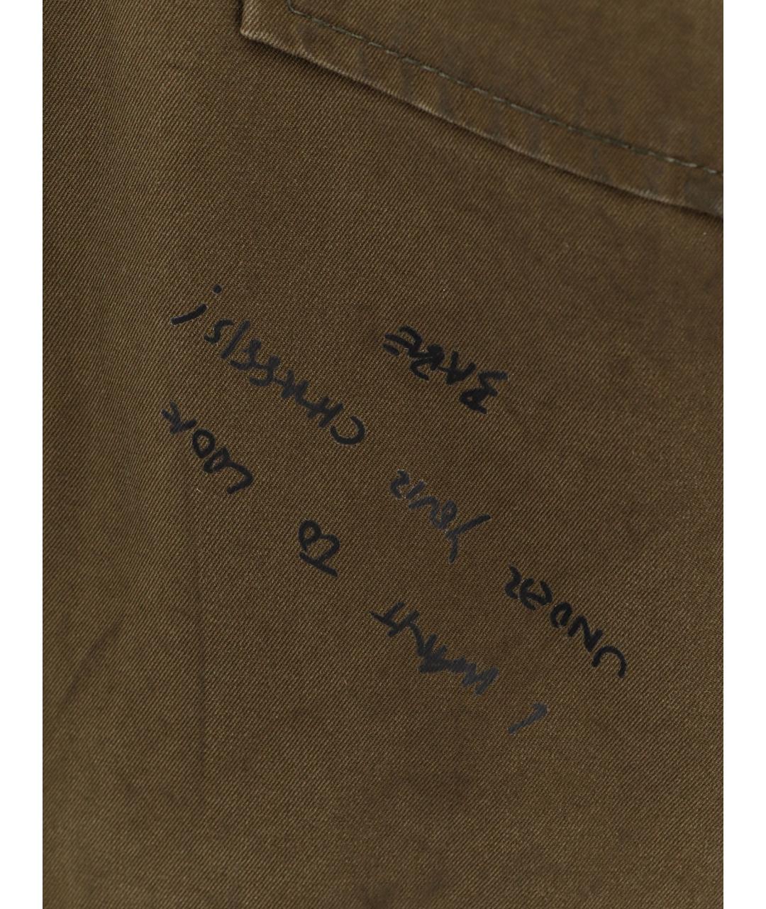 DSQUARED2 Хаки хлопковая куртка, фото 3