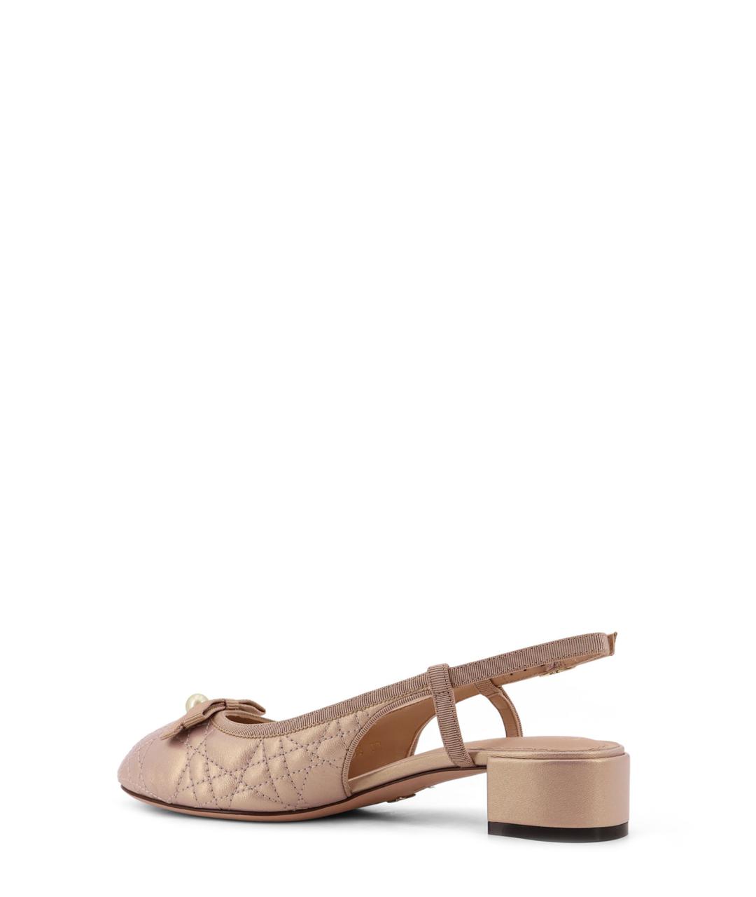 CHRISTIAN DIOR Розовые кожаные туфли, фото 3