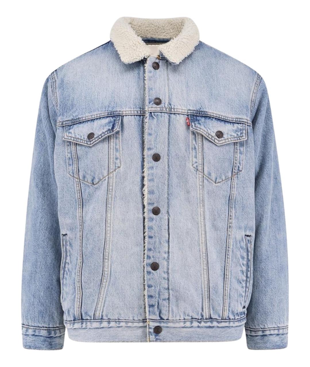 LEVI'S Голубая хлопковая куртка, фото 1