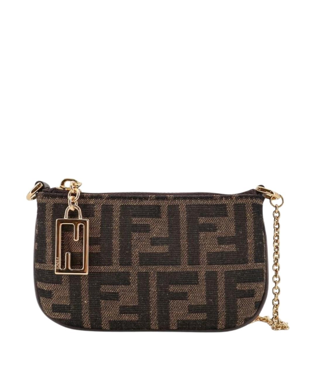 FENDI Коричневый кошелек, фото 1