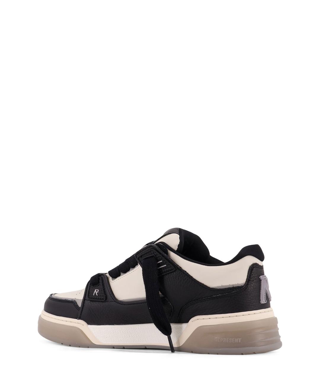 REPRESENT Черные низкие кроссовки / кеды, фото 3
