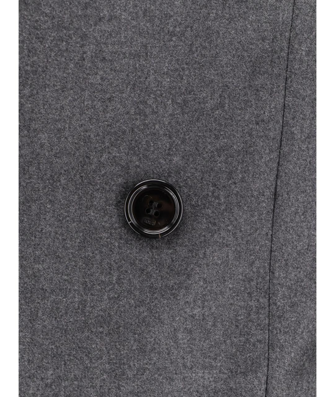 Ami Paris Серый шерстяной пиджак, фото 3
