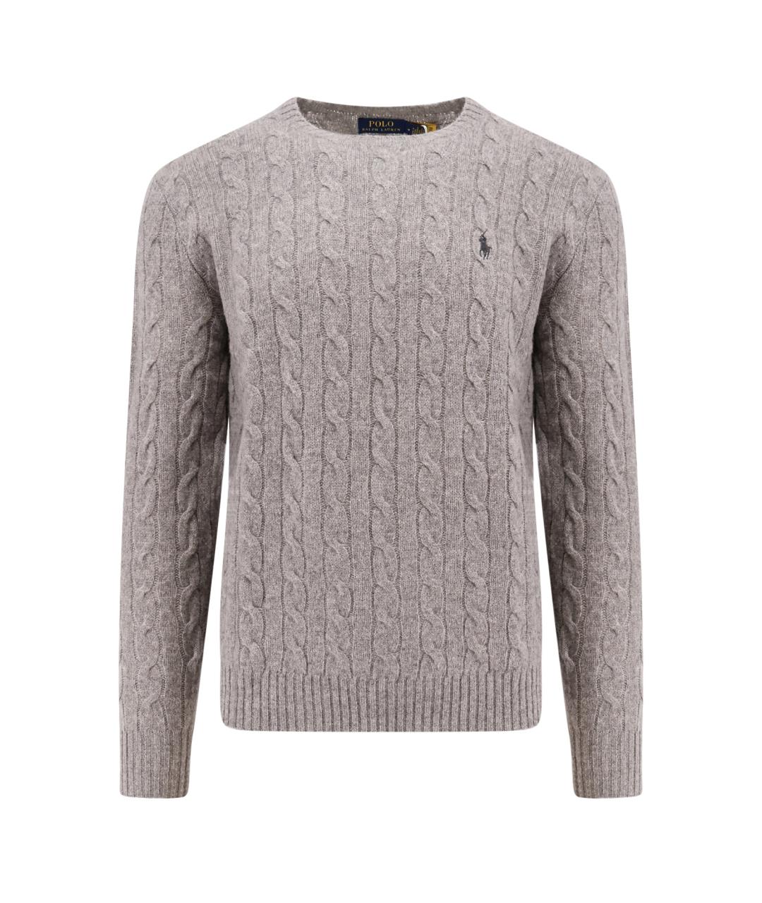 POLO RALPH LAUREN Серый шерстяной джемпер / свитер, фото 1