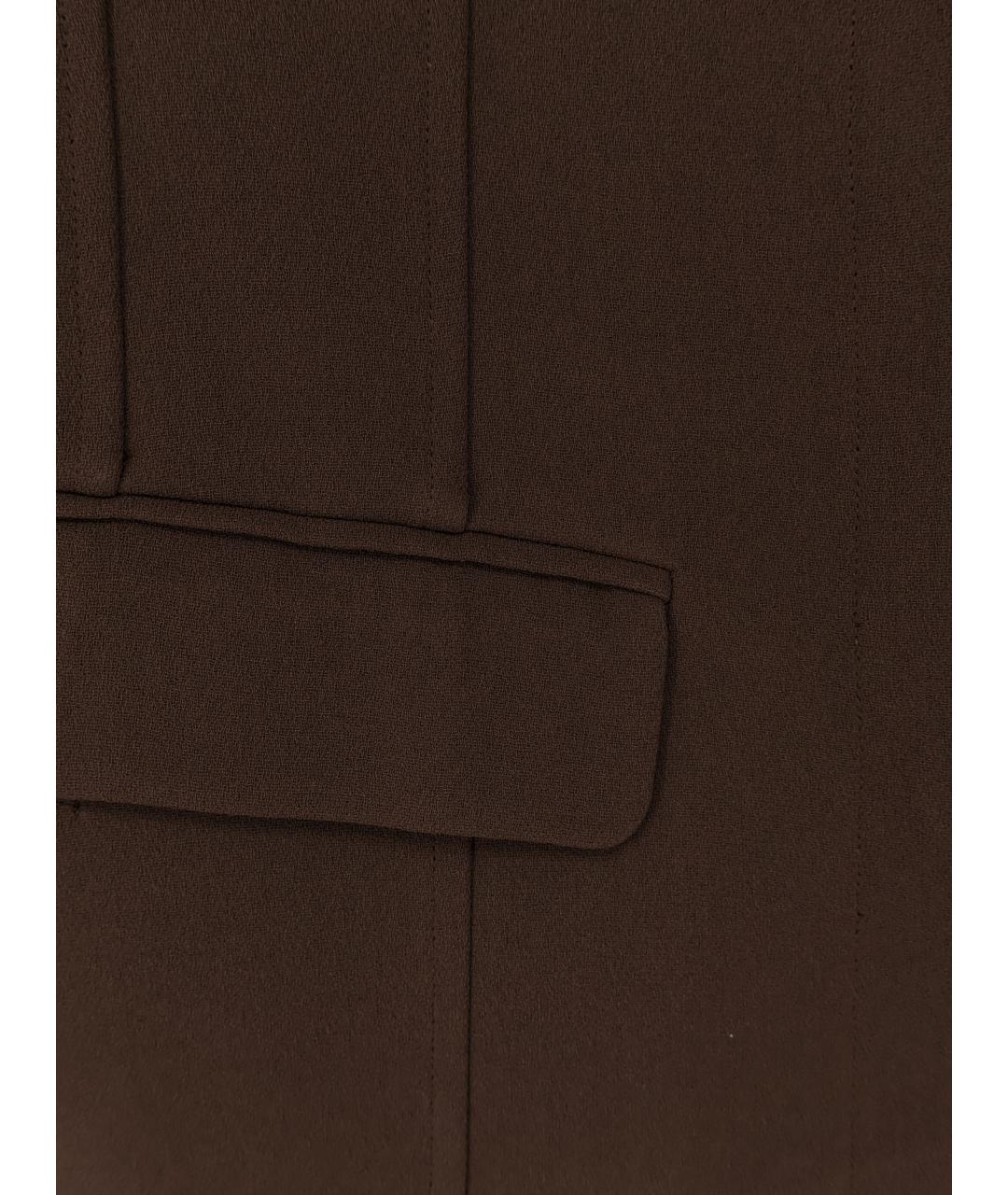 TOTEME Коричневый полиэстеровый жакет/пиджак, фото 3