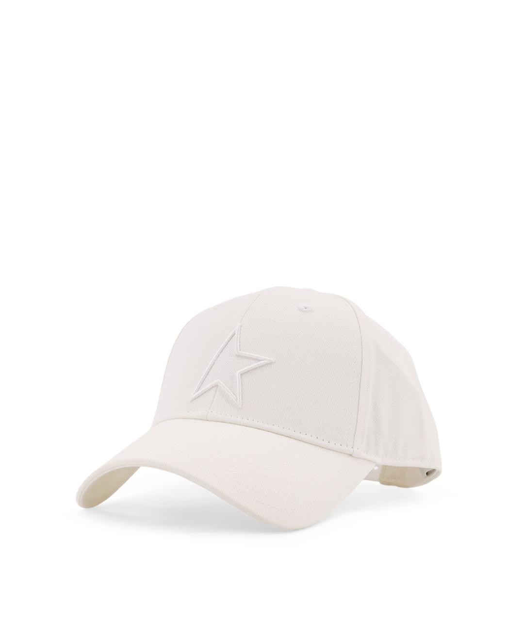GOLDEN GOOSE DELUXE BRAND Белая хлопковая кепка/бейсболка, фото 2