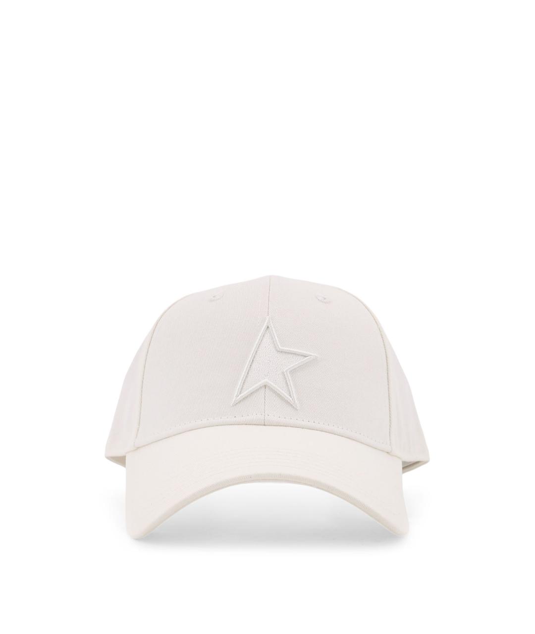 GOLDEN GOOSE DELUXE BRAND Белая хлопковая кепка/бейсболка, фото 1