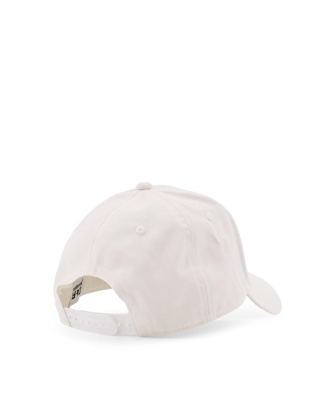 GOLDEN GOOSE DELUXE BRAND Белая хлопковая кепка/бейсболка, фото 3