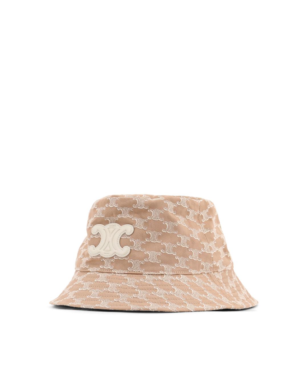 CELINE Бежевая хлопковая панама, фото 2