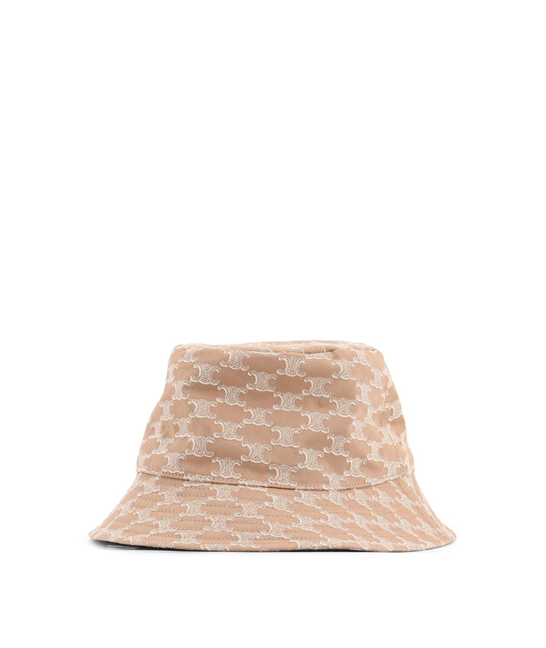 CELINE Бежевая хлопковая панама, фото 3