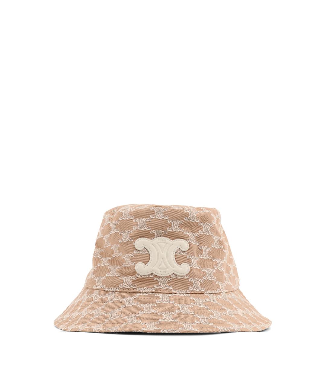 CELINE Бежевая хлопковая панама, фото 1