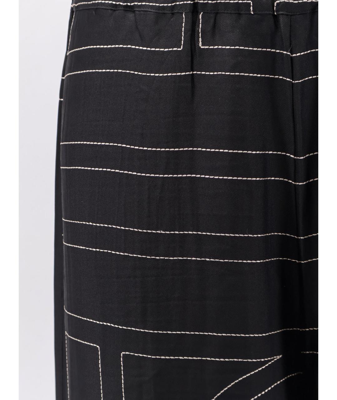 TOTEME Черные прямые брюки, фото 3