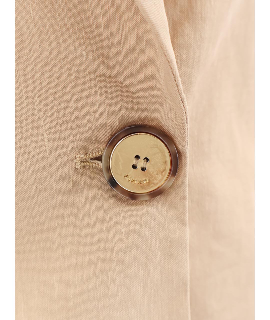 PINKO Бежевый жакет/пиджак, фото 3