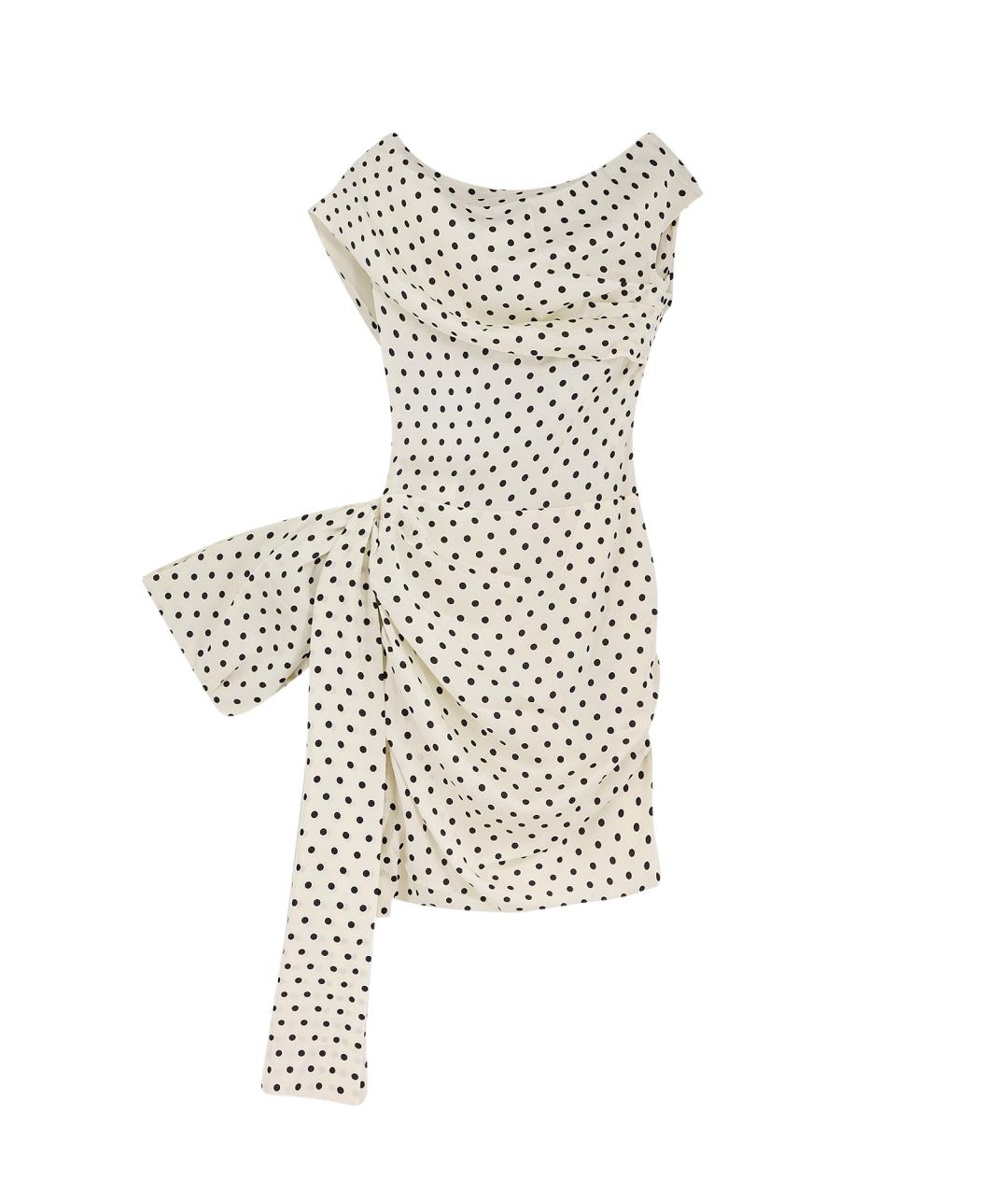 SELF-PORTRAIT Белое полиэстеровое коктейльное платье, фото 2